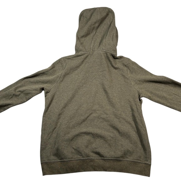 Nike‎ Olive Green Kangaroo Pocket Comfort Pullover Fleece Hoodie Size M Womens - Picture 3 of 7
